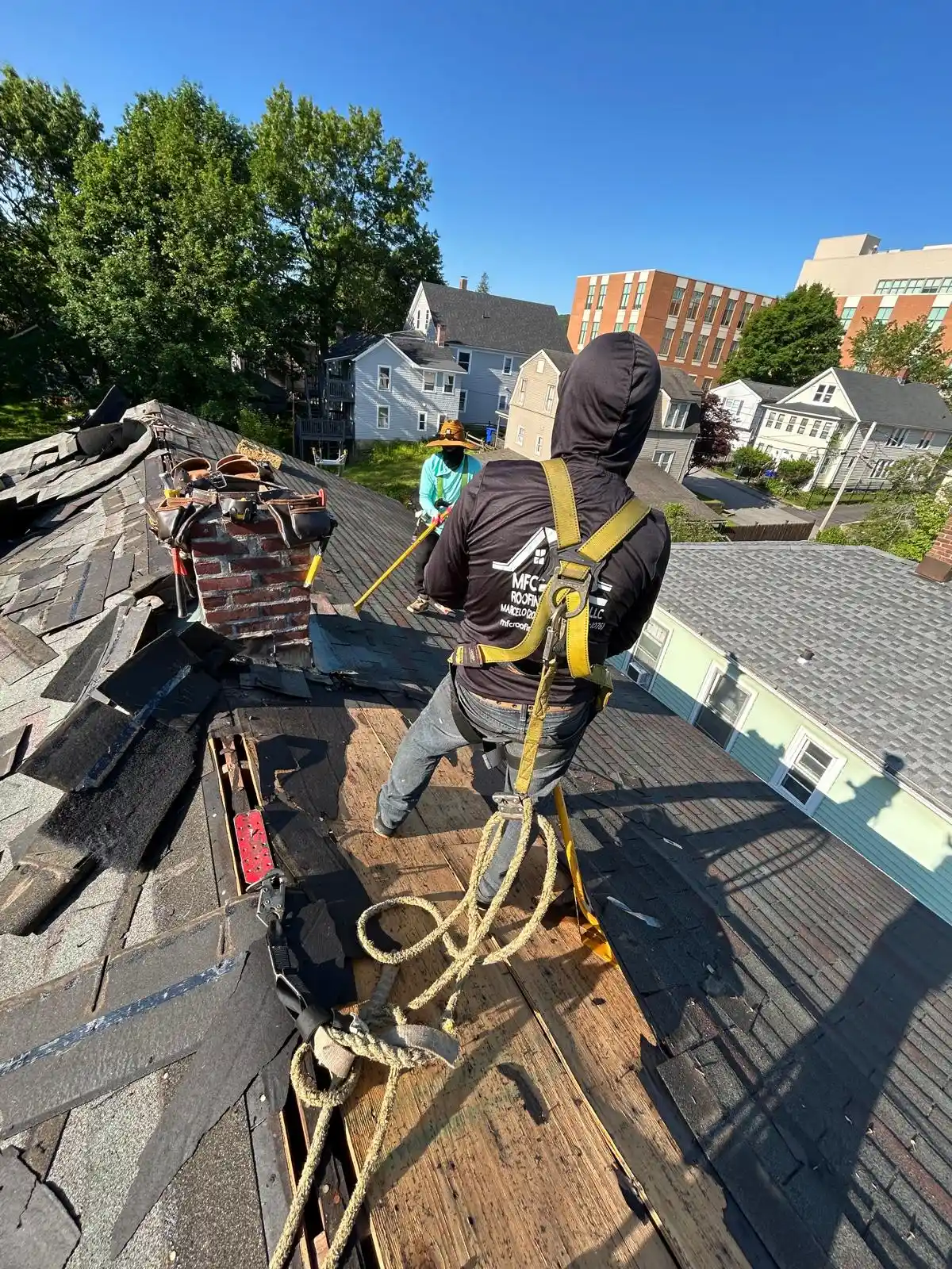 MFC roofing crew Connecticut